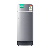 Samsung RR23 215 Litres 4 Star Direct Cool Single Door Refrigerator with Anti Bacterial Gasket (RR23H2H34S8/HL, Elegant Inox) (2026 Model) - OPEN BOX