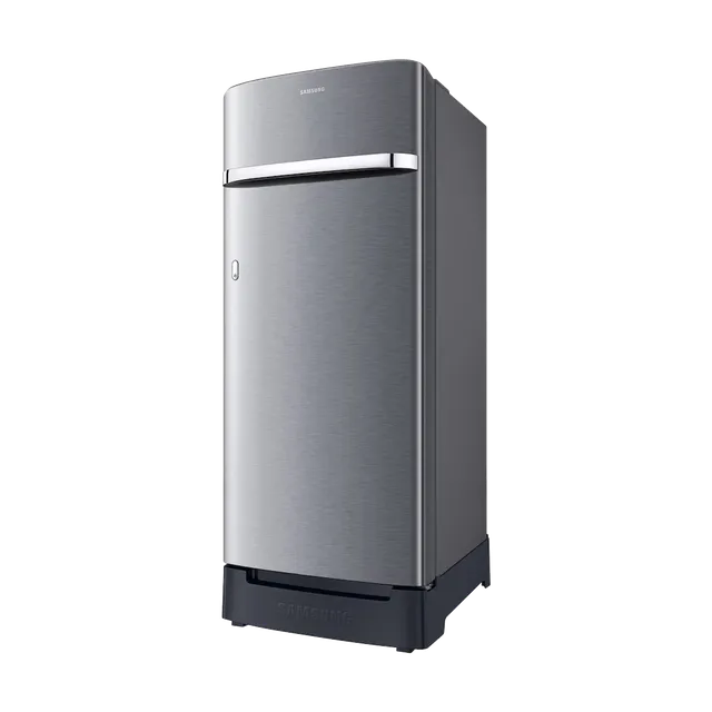 Samsung RR23 215 Litres 4 Star Direct Cool Single Door Refrigerator with Anti Bacterial Gasket (RR23H2H34S8/HL, Elegant Inox) (2026 Model) - OPEN BOX