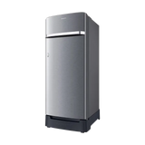 Samsung RR23 215 Litres 4 Star Direct Cool Single Door Refrigerator with Anti Bacterial Gasket (RR23H2H34S8/HL, Elegant Inox) (2026 Model) - OPEN BOX