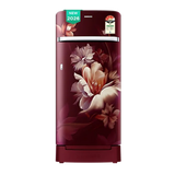 Samsung RR21 189 Litres 4 Star Direct Cool Single Door Refrigerator with Anti Bacterial Gasket (RR21H2H24RZ/HL, Midnight Blossom Red) (2026 Model)-OPEN BOX