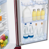 Samsung RR21 189 Litres 4 Star Direct Cool Single Door Refrigerator with Anti Bacterial Gasket (RR21H2H24RZ/HL, Midnight Blossom Red) (2026 Model)-OPEN BOX