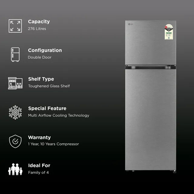 LG FF 276L GLT2816WXDS GRY 1S- OPEN BOX