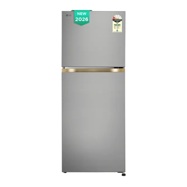 LG 225 Litres 1 Star Frost Free Double Door Refrigerator with Express Freeze (GLT2216WYPZ, Shiny Steel) (2026 Model) - OPEN BOX