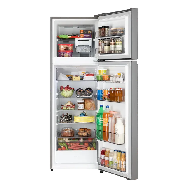 LG 276 Litres 2 Star Frost Free Double Door Convertible Refrigerator with Lower Door Basket (GLT2826XWPZ, Shiny Steel) (2026 Model)-OPEN BOX