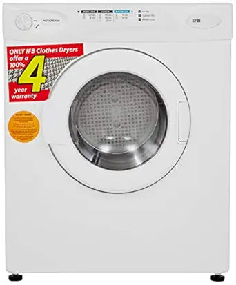 IFB 5.5 kg 5 Star Fully Automatic Front Load Dryer (TURBO DRY 550, Lint Filter, White)