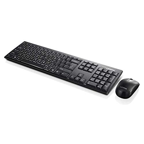 Lenovo 100 Wireless Keyboard and Mouse Combo (Black)