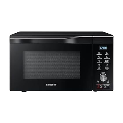SAMSUNG 32L Convection Microwave Oven with SLIM FRY Technology (MC32A7056CK/TL, Black)
