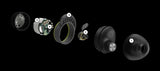 LG TONEFree Fit TF7Q True Wireless Earbuds, Active Noise Cancellation, IP67, 3D Sound Stage, UV Nano, Game Mode, 30 Hour Battery, Swivel fit Technology(OPENBOX)