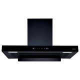 Elica 90cm 1425 m3/hr Filterless Autoclean Kitchen Chimney with FULL GRILL | 10 Years Motor & 5 Years Comprehensive Warranty | FL 900 SPT MAX HAC MS NERO | Black| Touch Control + Motion Sensor Control-open box