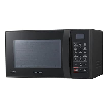 SAMSUNG 28L Convection Microwave Oven with Slim Fry Technology (MC28A5025VS/TL, Black)