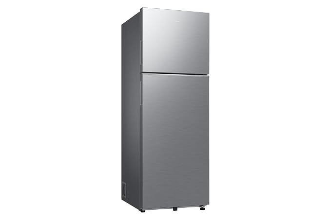 Samsung 330 L, 2 Star, Convertible 5-in-1, Digital Inverter, Frost Free Double Door, WiFi Bespoke AI Refrigerator (RT34HG5A42S8HL, Silver, Light DOI Metal, 2026 Model)-OPEN BOX
