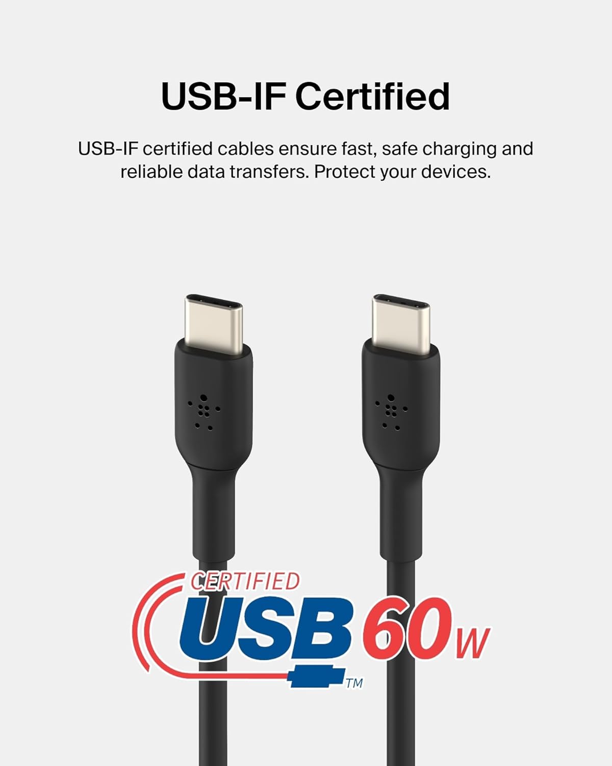 Belkin USB-C to USB-C Cable (Black)