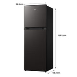 Midea 233L 2 Star Convertible 9-In-1 Inverter Compressor Frost Free Double Door Refrigerator with Multi Air Flow, Smart⁺ Cooling (MDRT359FGI28IN, Active C Fresh Deodorizer, Jazz Black, New 2026)-open box