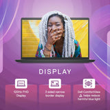 Dell Inspiron 3520 Laptop, 12th Gen Intel Core i5-1235U Processor, 8GB, 512GB SSD, 15.6" (39.62Cms) FHD Display- 3 Side Narrow Border, Win 11 + MSO'21, 2 Tuned Speakers, Black, Thin & Light-1.65Kg (OPENBOX)