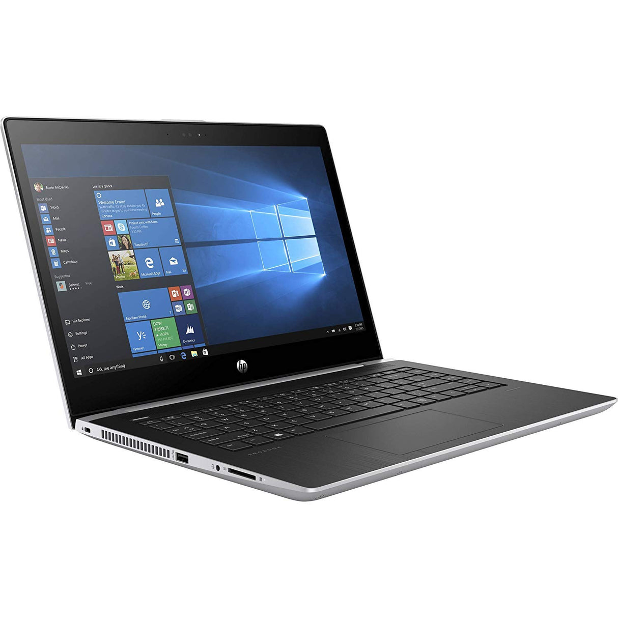 HP ProBook 440 G5 with Intel Core i5 (8th Gen), 8GB RAM, 256GB SSD, and a 14-inch display