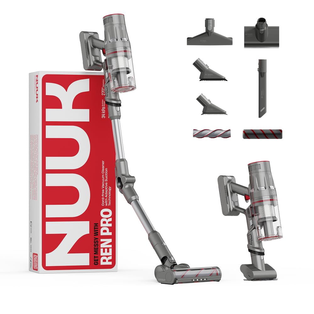 NUUK REN PRO Cordless Stick Vacuum Cleaner for Home, Carpet & Pet Hair-open box