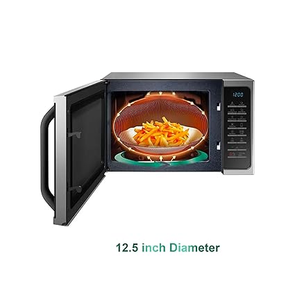 SAMSUNG 28L Convection Microwave Oven with Slim Fry Technology (MC28A5025VS/TL, Black)