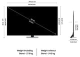 Samsung 163 cm (65 inches) 4K Ultra HD Mini LED AI Smart Neo-QLED TV QA65QN90DAULXL (Carbon Silver)-OPEN BOX