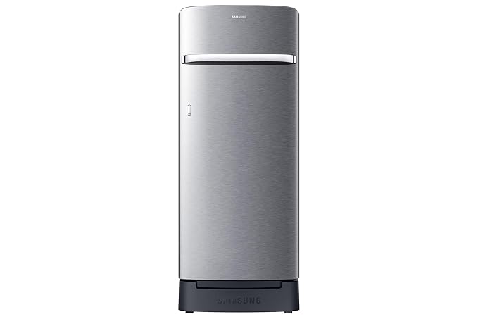 Samsung 215 L, 4 Star, Digital Inverter, Direct-Cool Single Door Refrigerator (RR23H2H34S8/HL, Silver, Elegant Inox, Base Stand Drawer, Single Touch Defrost, 2026 Model)-OPEN BOX