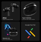 boAt Nirvana ION ANC Pro TWS Earbuds with Active Noise Cancellation (IPX4 Water Resistant, Dual EQ Modes)