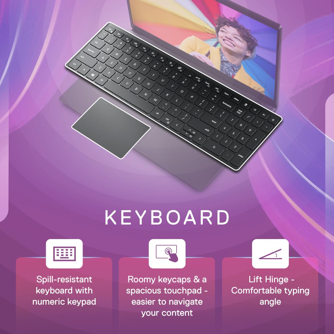 Dell Inspiron 3520 Laptop, 12th Gen Intel Core i5-1235U Processor, 8GB, 512GB SSD, 15.6" (39.62Cms) FHD Display- 3 Side Narrow Border, Win 11 + MSO'21, 2 Tuned Speakers, Black, Thin & Light-1.65Kg (OPENBOX)