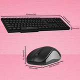 Zebronics Zeb-Companion 107 Wireless Keyboard and Mouse Combo