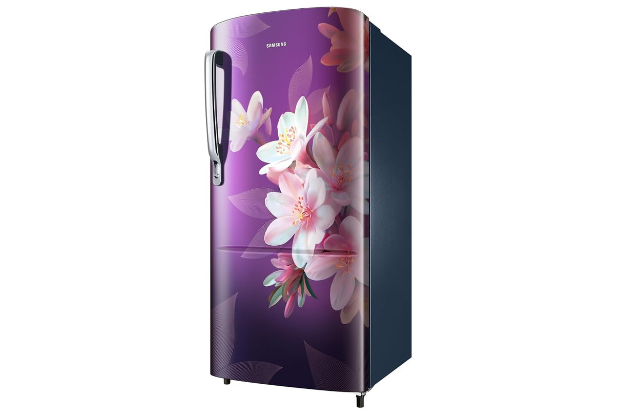 Samsung 183 L, 3 Star, Digital Inverter, Direct-Cool Single Door Refrigerator (RR20H1723WB/HL, Wild Lily Blue, Single Touch Defrost, 2026 Model)-OPEN BOX