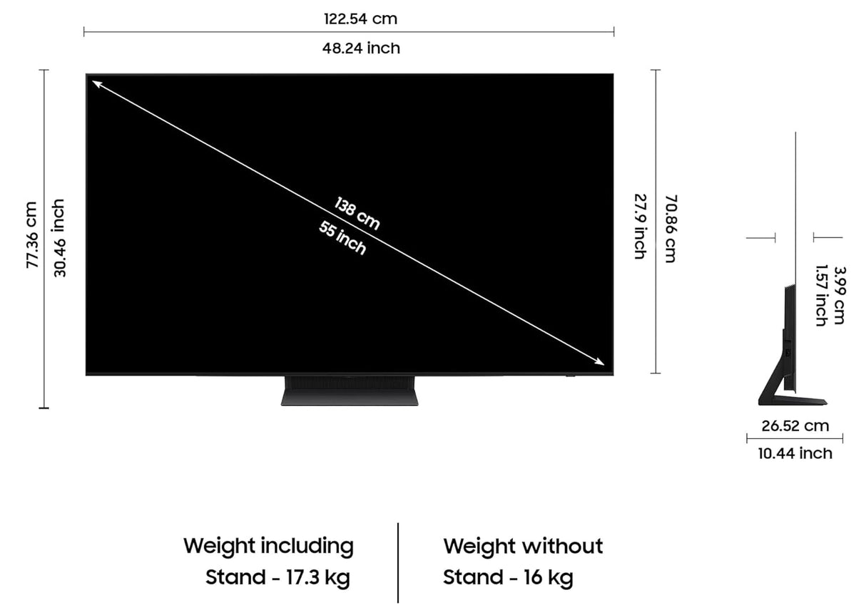 Samsung OLED 138 cm (55 inch) QA55S90DA