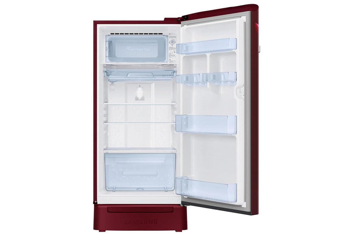 Samsung 189 L, 4 Star, Digital Inverter, Direct-Cool Single Door Refrigerator (RR21H2H24RZ/HL,- OPEN BOX