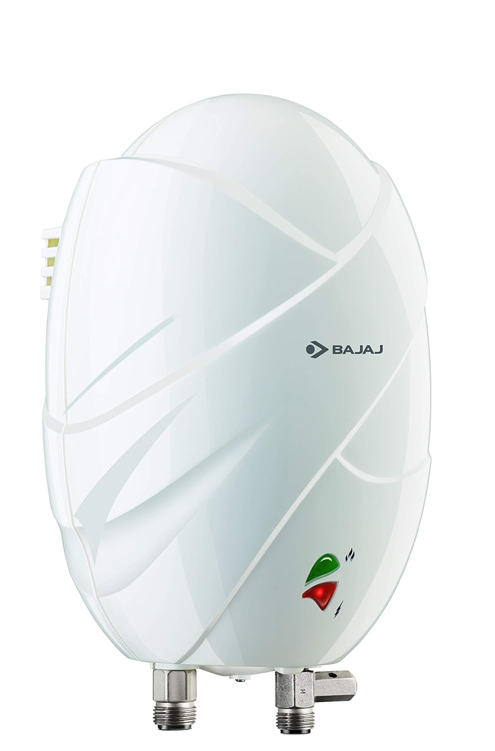Bajaj Flora Instant 3 Litre Vertical Water Heater, 3KW, White wall mounting