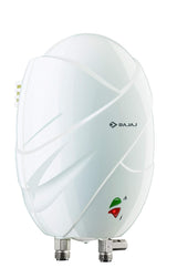 Bajaj Flora Instant 3 Litre Vertical Water Heater, 3KW, White wall mounting