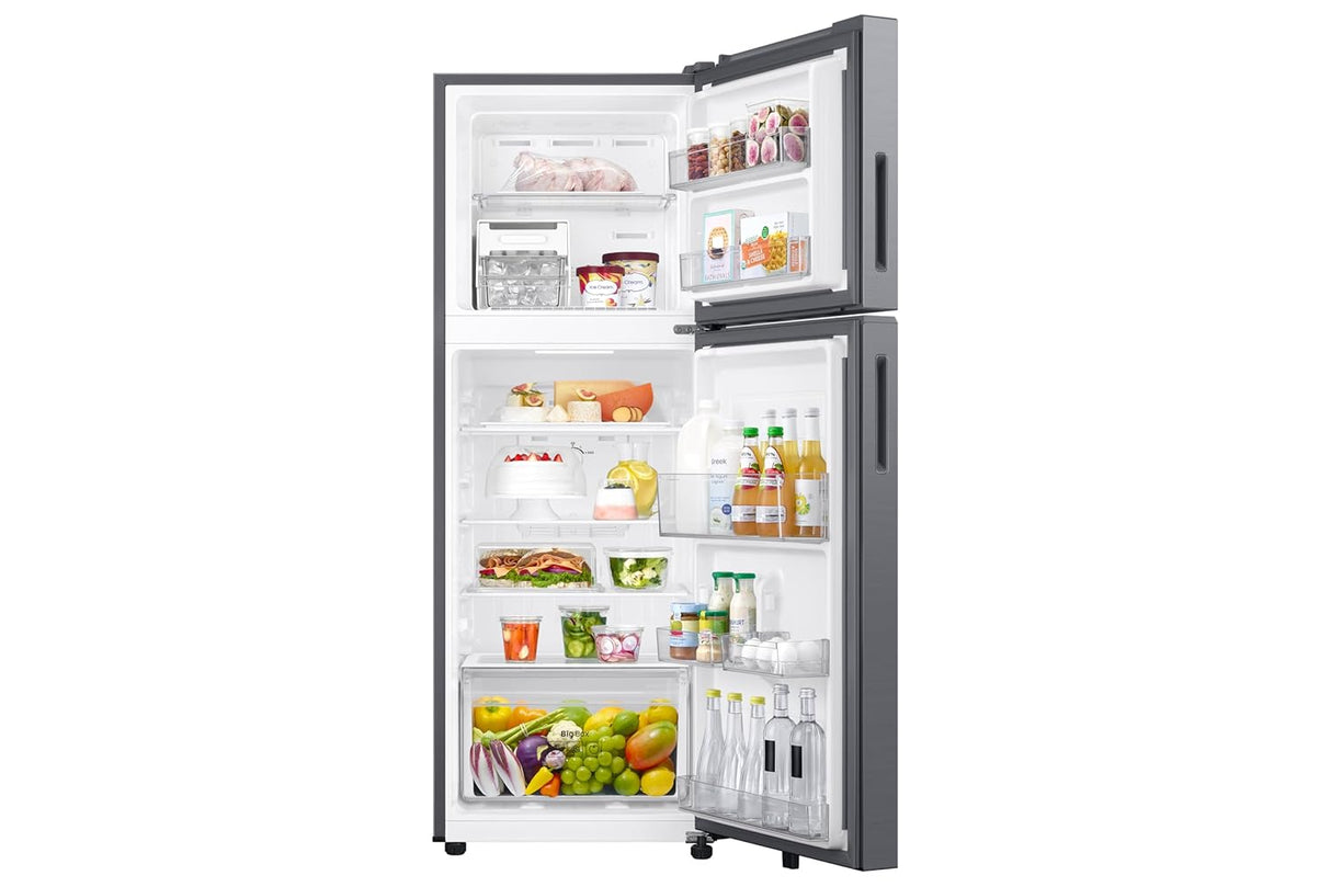 Samsung 236 L, 2 Star, Convertible, Digital Inverter Frost Free Double Door Refrigerator (RT40H28U2PHL, Silver, Light Doi Metal, 2026 Model)-OPEN BOX