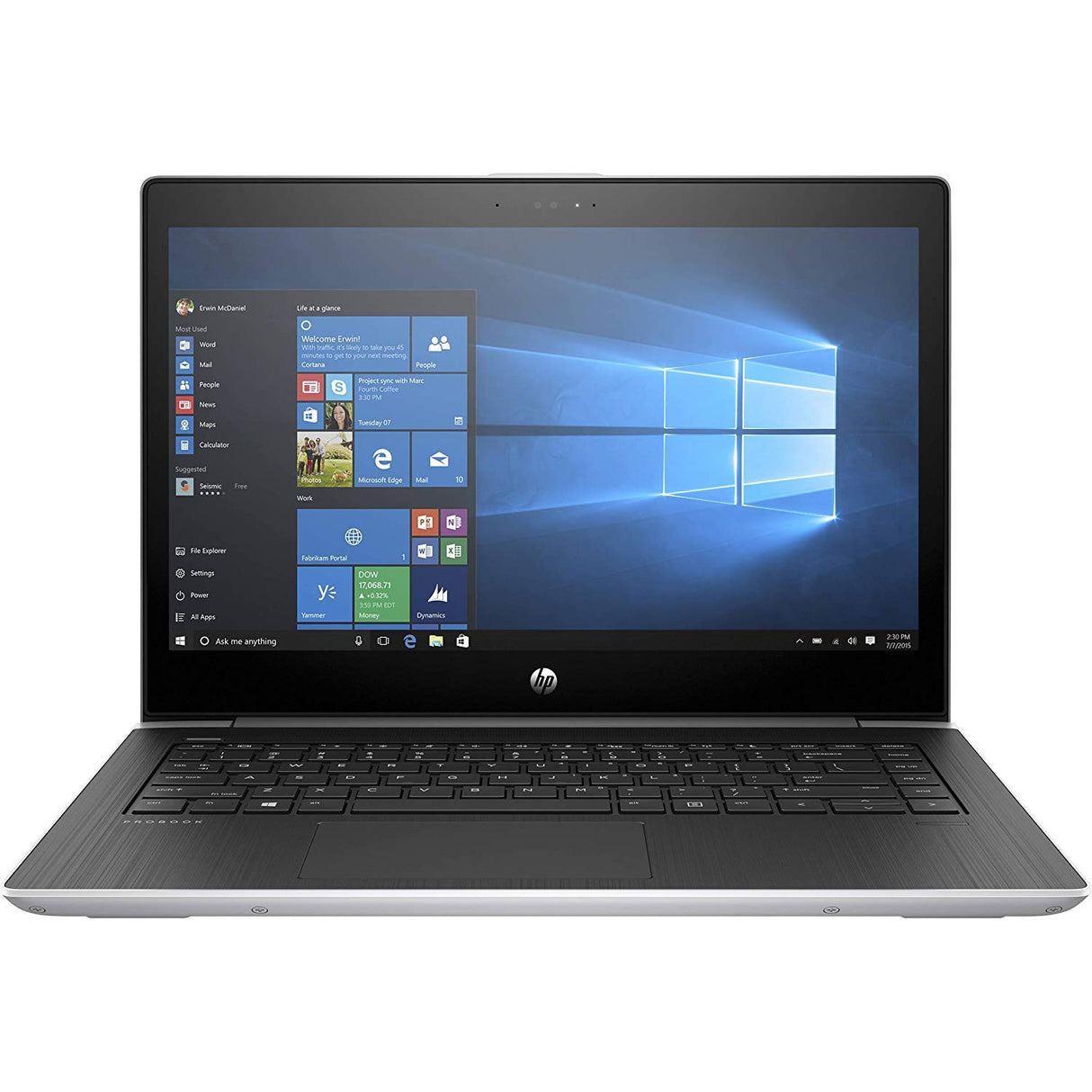 HP ProBook 440 G5 with Intel Core i5 (8th Gen), 8GB RAM, 256GB SSD, and a 14-inch display