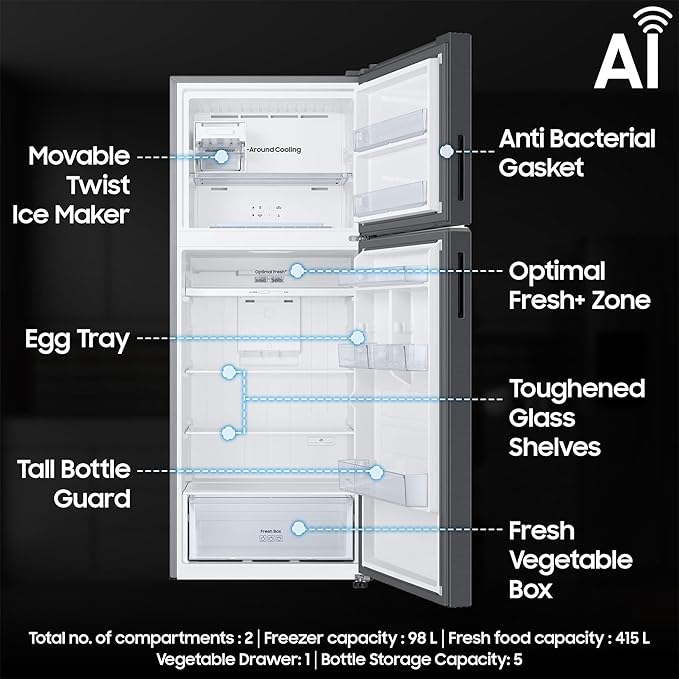Samsung FF 415L RT45CG662AS9TL INOX 1S