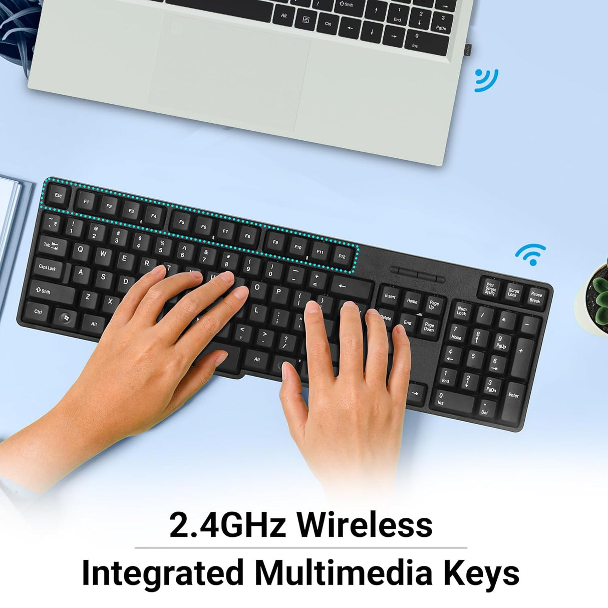 Zebronics Zeb-Companion 107 Wireless Keyboard and Mouse Combo