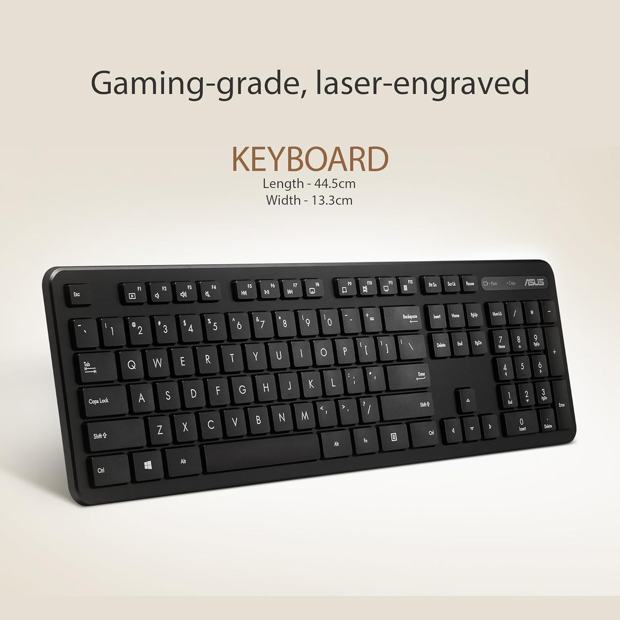 ASUS CW100 Wireless Keyboard and Mouse Combo (Black)