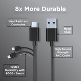Croma MicroUSB Braided Cable CRCMA0104SMU12
