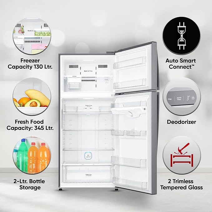 Buy LG 475 Litres 1 Star Frost Free Double Door with Stabilizer