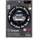 LG Smart Choice, 9 Kg, 5 Star, AI Direct Drive Technology, Steam, 6 Motion DD & Wi-Fi Fully-Automatic