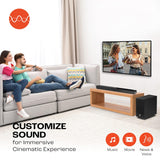 JBL Cinema SB241, Dolby Digital Soundbar with Wired Subwoofer for Extra Deep Bass, 2.1 Channel Home Theatre with Remote, HDMI ARC, Bluetooth & Optical Connectivity (110W) – OPEN BOX