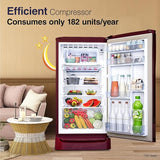 Godrej 183 L Direct Cool Single Door 2 Star Refrigerator with Toughened Glass Shelves And Turbo Cool