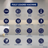 Electrolux 7.5Kg Vented Dryer Machine for Clothes, Reverse Tumbling, Smart Sensors, Colour Care, Drying Only - No Washing Function, UltimateCare 300, EDV754H3WB, White- OPEN BOX