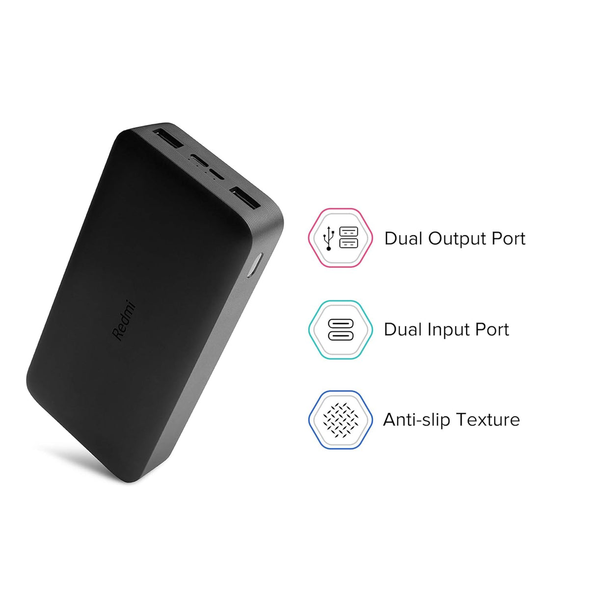 Redmi 20000mAh Power Bank (Black)