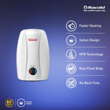 Racold PRONTO NEO Electric Instant Water Heater 5L – Vertical Geyser for Bathrooom, Anti Backflow System, 3 Safety Levels, Rust Proof Body, Faster Heating, with Fire Retardant Cable, White - OPEN BOX