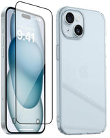 Vaku Luxos 2IN1 Defense Combo Kit for iPhone 15 (Clear)