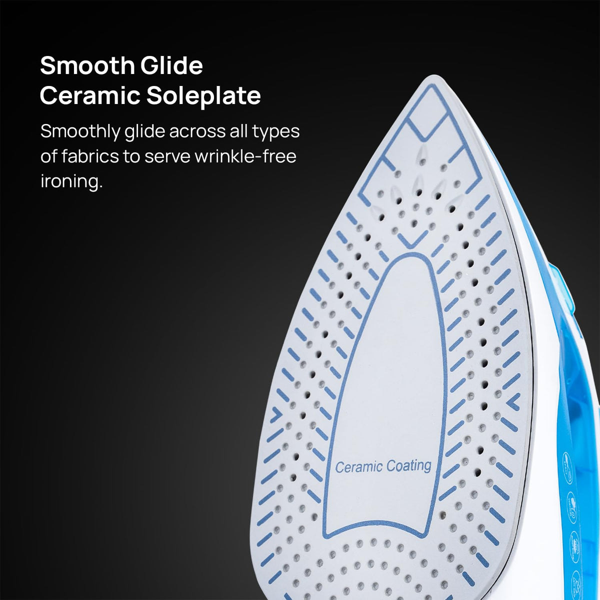 wipro Elato Gs206 2In1 Cord Plus Cordless Steam Iron|Dry&Steam Iron|1250 Watts|Scratch Resistant Ceramic Soleplate|Vertical&Horizontal Steaming|Anti Calc|Anti Drip|Autoclean Tech- OPEN BOX