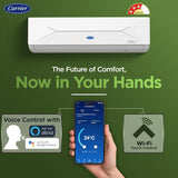 E-Carrier 1.5 Ton 3 Star Wi-Fi Smart Flexicool Inverter Split AC (Copper, Convertible 6-in-1 Cooling,Smart Energy Display, HD & PM 2.5 Filter, ESTER EDGE FXi (Wi-Fi), CAI18EE3R35W0,White) (OPENBOX)