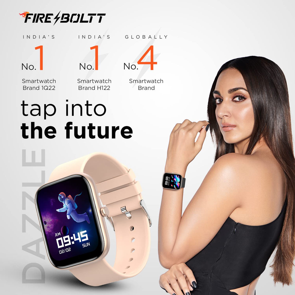 Fire-Boltt Dazzle Plus Smartwatch (Beige)