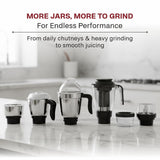 Butterfly Jet Elite 750W Mixer Grinder with 5 Jars - OPEN BOX