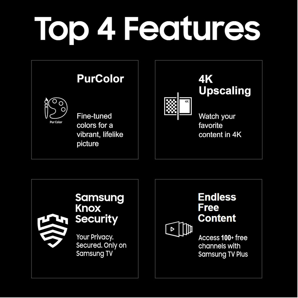 Samsung LED 138cm UA55DUE70 (Crystal 4K Vivid, 2024 Series) (OPENBOX)